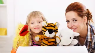 Напольный кукольный театр и театрализованные игры для детей от пяти до шести лет