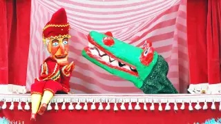 Верховой кукольный театр на театральной ширме и театрализованные игры для детей от шести до семи лет с большими напольными куклами