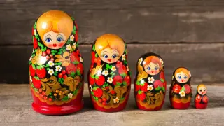 Основные узоры русской матрёшки и их отработка