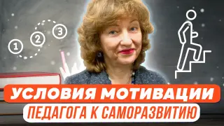 Организационно-педагогические условия мотивации педагога к профессиональному саморазвитию