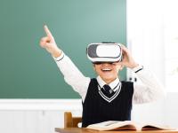 Изображение-заглушка для вебинара VR в образовании. Обучение с погружением для школьников и студентов